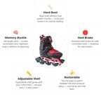 Flying Eagle S9 Dynamo Red Kids Skates