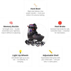 Flying Eagle L8 Lumafly Black Kids Skates