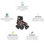 Flying Eagle Optimum 110 Brown Skates